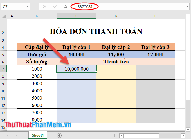 How to fix formulas in Excel, fix data ranges in Excel Picture 12