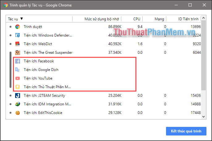 How to fix Google Chrome errors ram, hang Picture 9