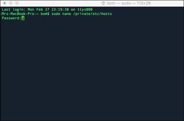 How to fix hosts file on Mac Picture 4