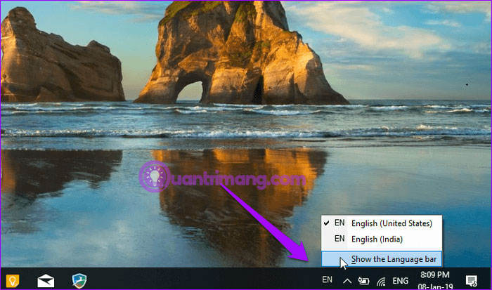 How to fix Language bar loss error on Windows 10 Picture 8