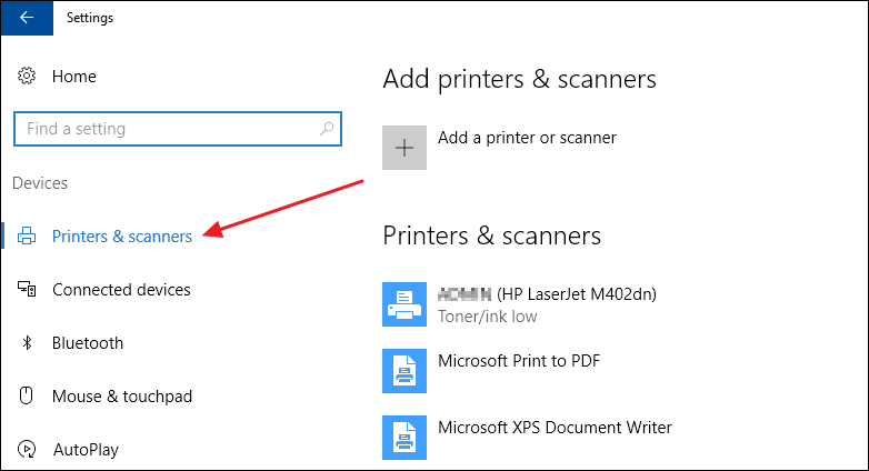 How to fix offline errors of printers on Windows 10 Picture 2