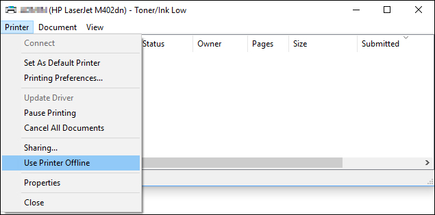 How to fix offline errors of printers on Windows 10 Picture 4