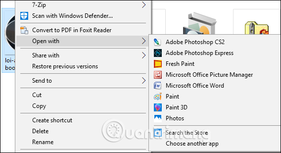 How to fix Open with missing errors in the right-click menu Picture 7