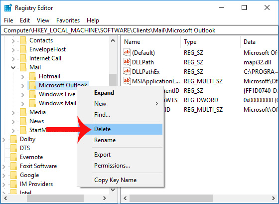 How to fix Outlook There is no associated program email on Windows 10 Picture 4