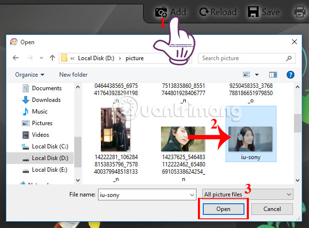 How to fix photos in GTA game style with iToon Picture 5