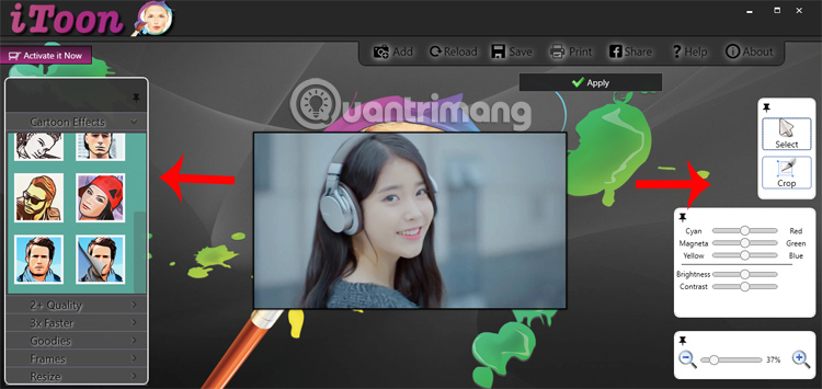 How to fix photos in GTA game style with iToon Picture 6