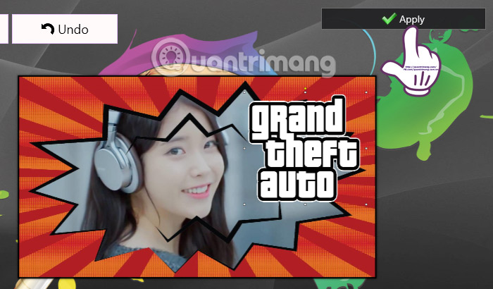 How to fix photos in GTA game style with iToon Picture 9