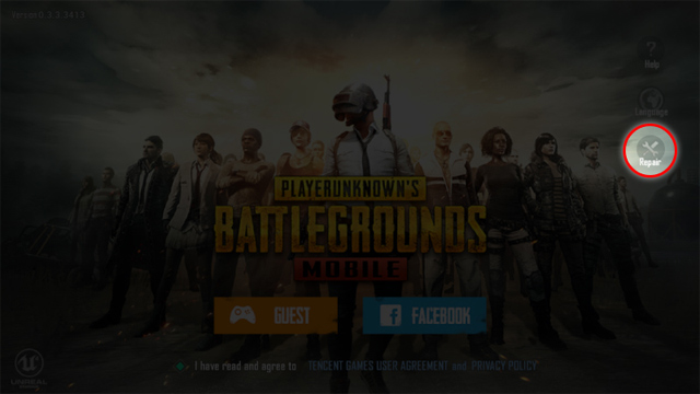 How to fix PUBG Mobile error with gray screen Picture 1
