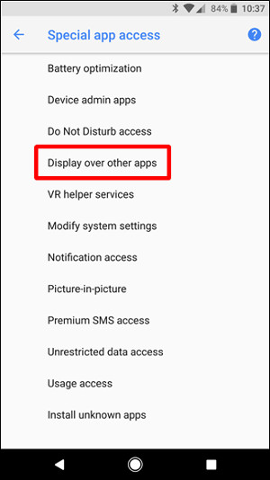 How to fix 'Screen overlay detected' error on Android device Picture 9