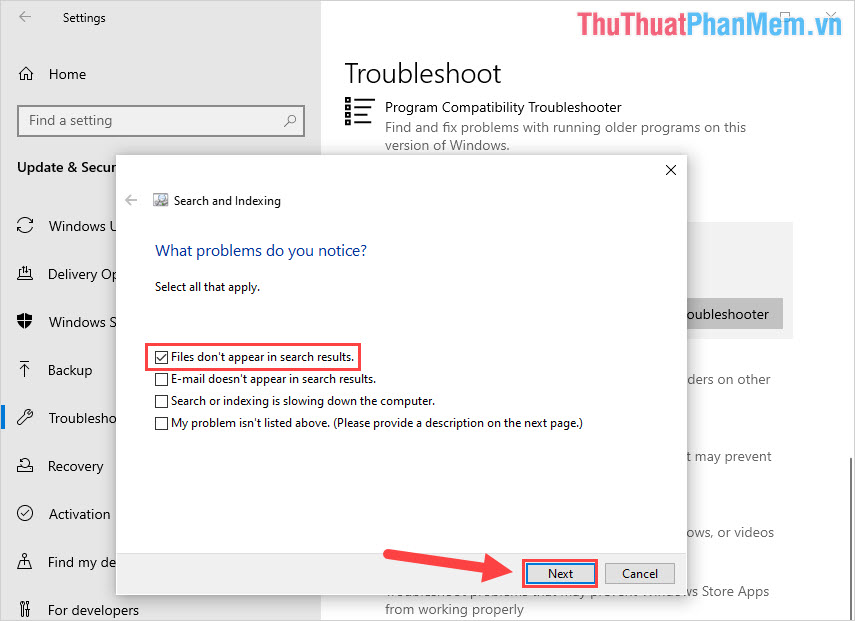 How to fix Search failed in Win 10 Picture 6