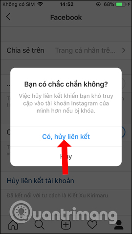How to fix sharing Instagram photos on Facebook Picture 9