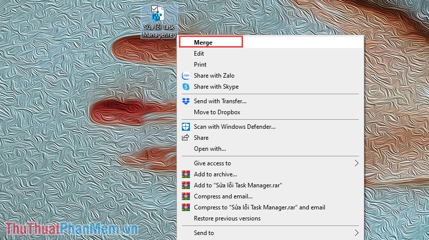 How to fix Task Manager is hidden, not displayed on Windows 10 Picture 14