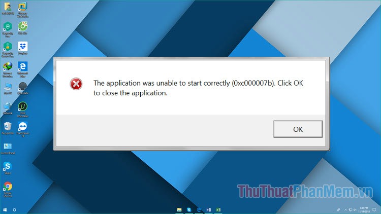 How to fix The Application was Unable to Start Correctly (0xc000007b) Picture 1