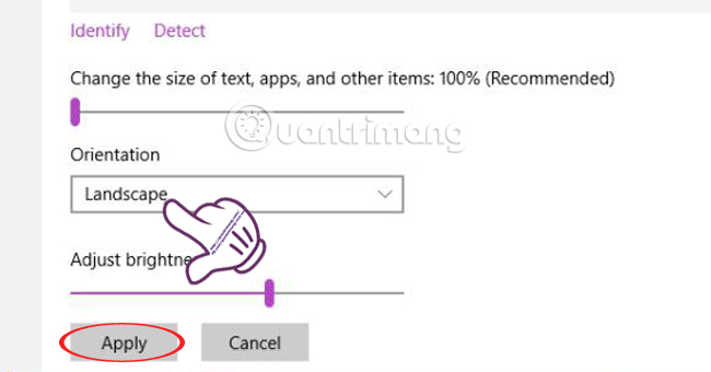 How to fix the computer screen error is reversed Picture 7