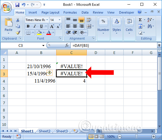 How to fix the date #VALUE error in Excel - TipsMake.com