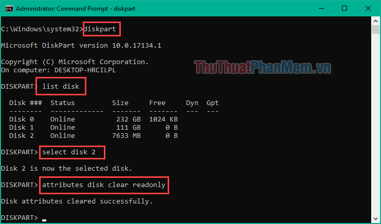 How to fix The disk is write protected error on USB Picture 6