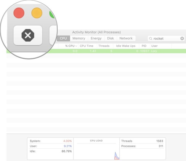 How to fix the error cannot delete the application on Mac OS Picture 7