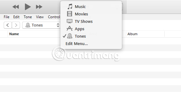 How to fix the error does not appear item Tones ringtone on iTunes Picture 3