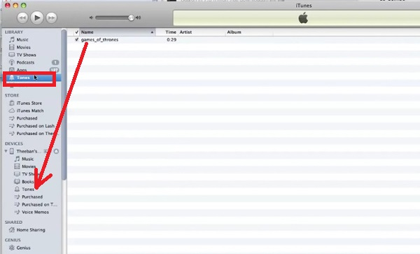 How to fix the error does not appear item Tones ringtone on iTunes Picture 8
