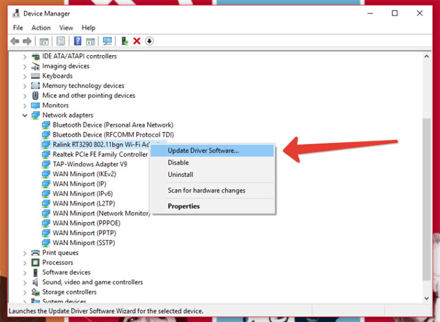 How to fix the error does not turn off airplane mode on Windows 10 Picture 8