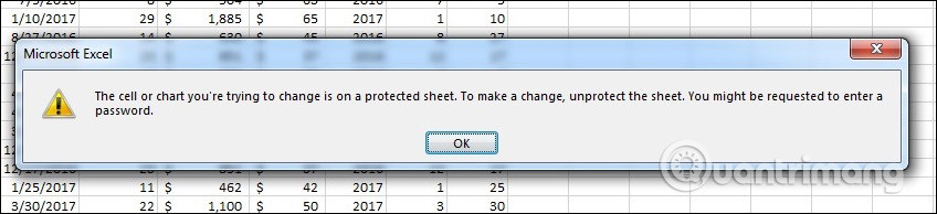How to fix the error is not down the line in Excel Picture 3