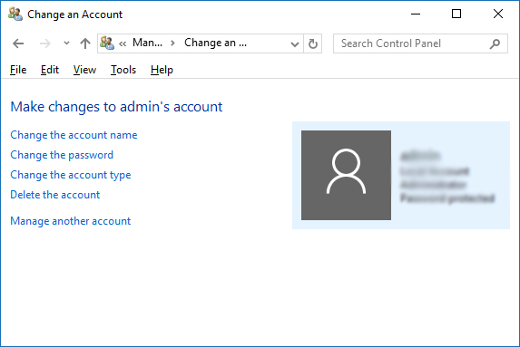 How to fix the error of creating Password Reset Disk on Windows Picture 1