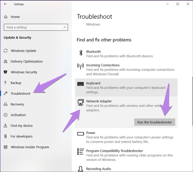 How to fix the error of not seeing network adapter on Windows 10 ...