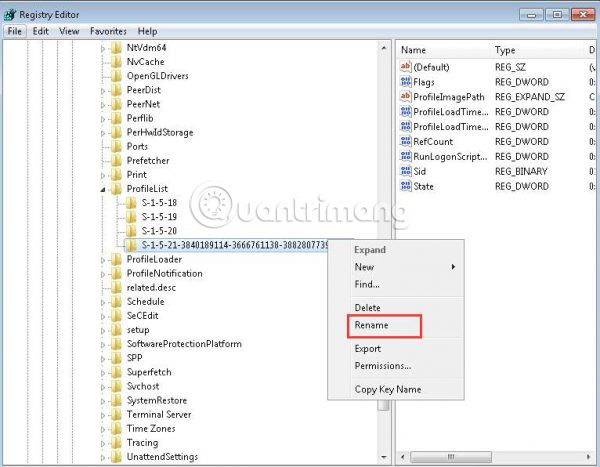 How to fix the error The User Profile Service failed the logon. Không thể nạp được người dùng profile Picture 10