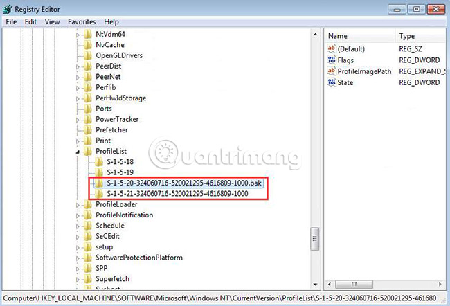 How to fix the error The User Profile Service failed the logon. Không thể nạp được người dùng profile Picture 4