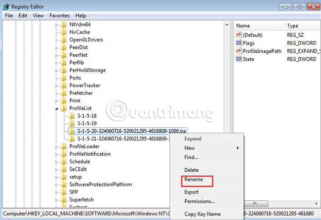 How to fix the error The User Profile Service failed the logon. Không thể nạp được người dùng profile Picture 9