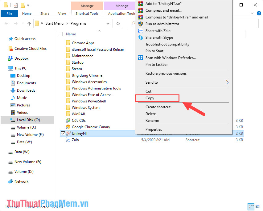 How to fix the error Unikey disappears itself Picture 8