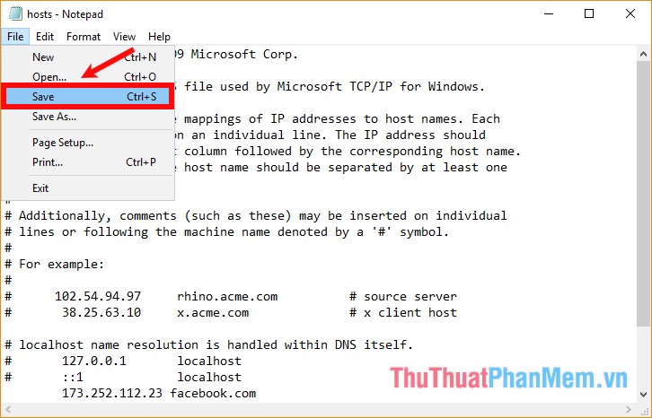 How to fix the hosts file on Windows 10 Picture 8
