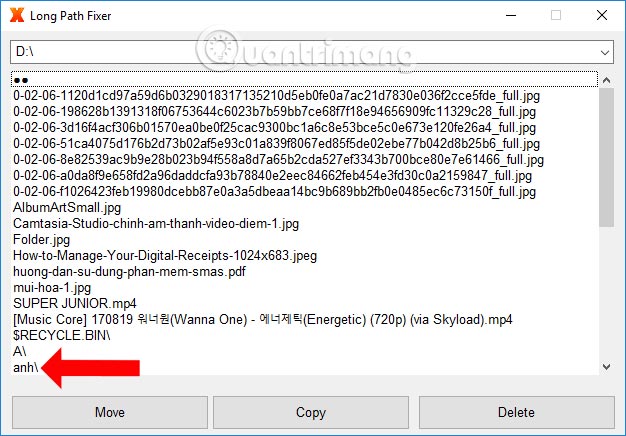 How to fix the long path of the directory path on Windows Picture 4