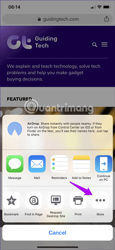 How to fix the problem of not seeing Shortcuts on iPhone, iPad Picture 11
