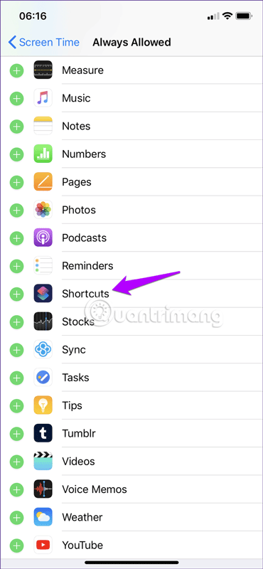 How to fix the problem of not seeing Shortcuts on iPhone, iPad Picture 15