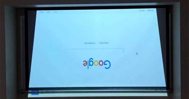 How to fix the projector overturned the image during the presentation Picture 1