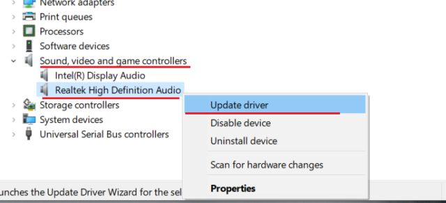 intel high definition audio driver windows 10 missing