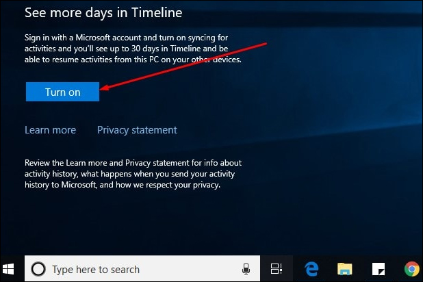 How to fix Timeline error on Windows 10 April 2018 Update Picture 5