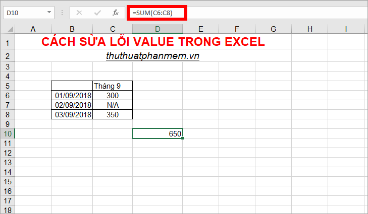 How to fix Value errors in Excel Picture 16