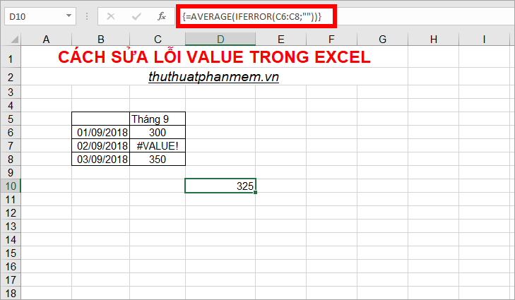 How to fix Value errors in Excel Picture 20