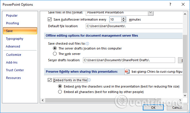 How to fix Vietnamese errors in PowerPoint Picture 3