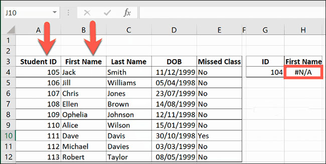 How To Fix Vlookup Error In Excel