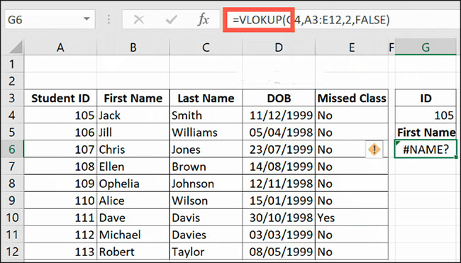 How To Fix Vlookup Error In Excel