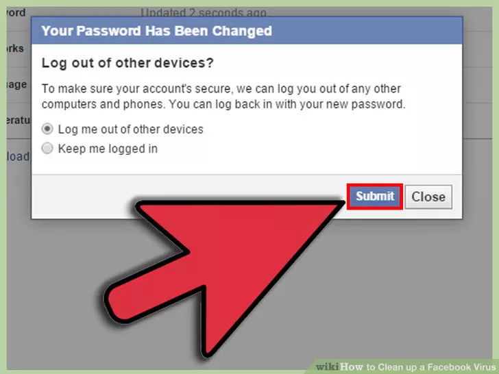 How to fix when Facebook is infected with virus Picture 3