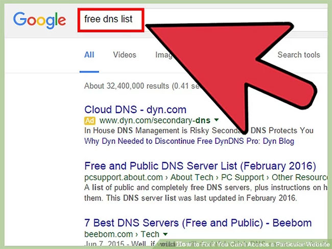 How to fix when unable to access a specific website Picture 25