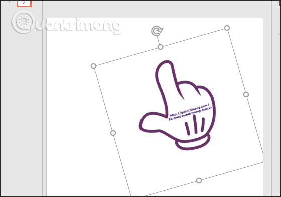 How to flip, rotate images on PowerPoint Picture 7