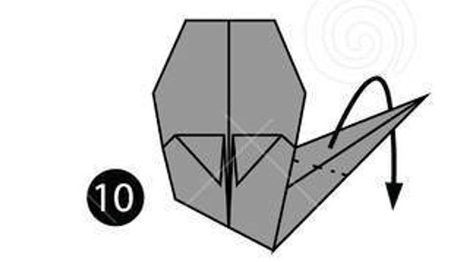 How to fold Halloween ghosts with simple origami paper Picture 11