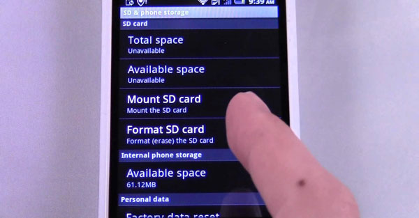 How to format the memory card directly on your Android phone Picture 3
