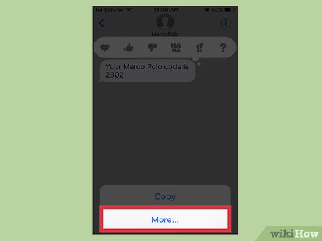 How to Forward an Apple Message Picture 4