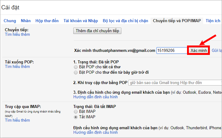 How to forward mail in Gmail Picture 14